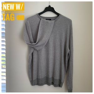 🎊(NWT) New Drop! Grey Sweater Long Sleeve Crew Neck Wool/Rayon/Nylon